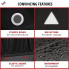 QUAD ponyva - S méret - 210x120x120 cm fekete - All Weather - WALSER