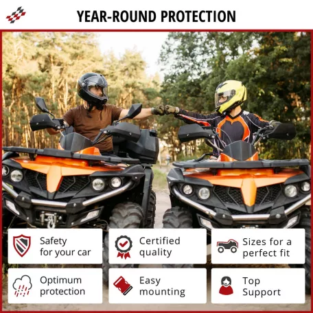 QUAD ponyva - S méret - 210x120x120 cm fekete - All Weather - WALSER