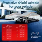 Autótakaró ponyva jégeső ellen - CAR - 5-525-575 - PREMIUM ALU-EPE + UV - WALSER