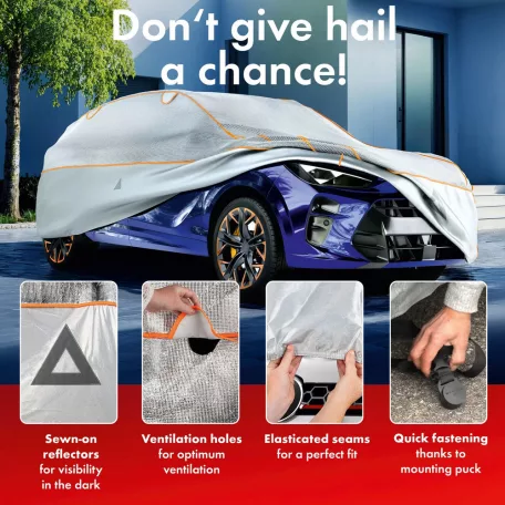 Autótakaró ponyva jégeső ellen - SUV - 9-490-520 - PREMIUM ALU-EPE + UV - WALSER