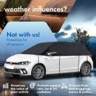 Autótakaró félponyva - WALSER All Weather - CAR 2-430-482