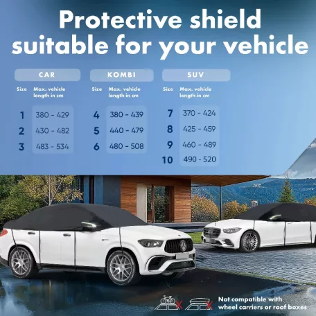 Autótakaró félponyva - WALSER All Weather - CAR 2-430-482