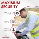 Láthatósági fényvisszaverő mellény - XL méret - WALSER