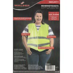   Láthatósági fényvisszaverő mellény - XXXL méret - WALSER
