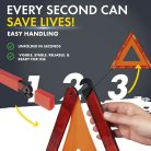 Elakadásjelző háromszög ECE R27 - E9 - WALSER