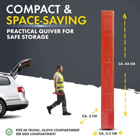 Elakadásjelző háromszög ECE R27 - E9 - WALSER