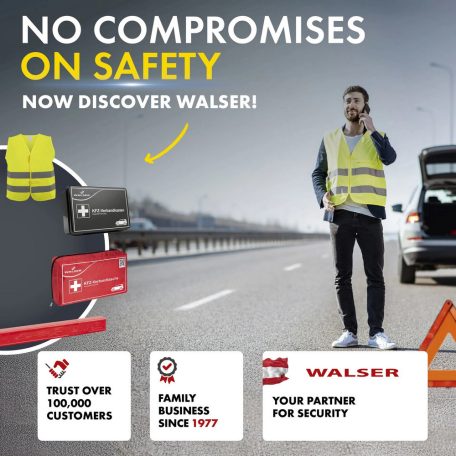 Elakadásjelző háromszög ECE R27 - E9 - WALSER