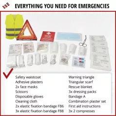   Elsősegély felszerelés, kombinált - DIN13164:2022 - WALSER