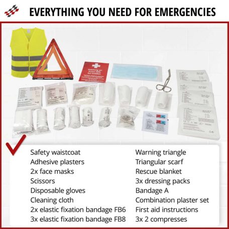 Elsősegély felszerelés, kombinált - DIN13164:2022 - WALSER