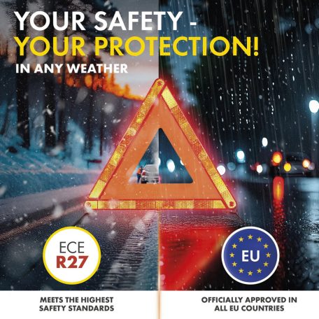 Elakadásjelző háromszög ECE R27 - E4 - WALSER