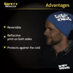   Sport sapka fényvisszaverő BODYGUARD emblémával - kék-fekete - WALSER