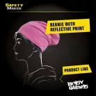 Sport sapka fényvisszaverő BODYGUARD emblémával - pink-fekete - WALSER