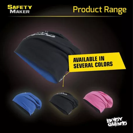 Sport sapka fényvisszaverő BODYGUARD emblémával - pink-fekete - WALSER