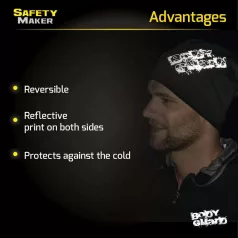   Sport sapka fényvisszaverő BODYGUARD emblémával - fekete - WALSER