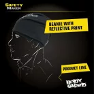 Sport sapka fényvisszaverő BODYGUARD emblémával - fekete - WALSER