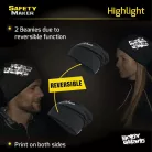 Sport sapka fényvisszaverő BODYGUARD emblémával - fekete - WALSER