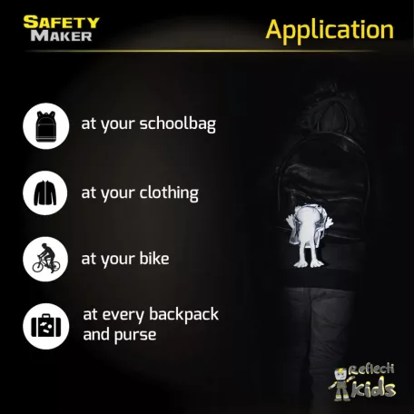 Fényvisszaverő láthatósági figura - SafetyMaker FROGGY - WALSER