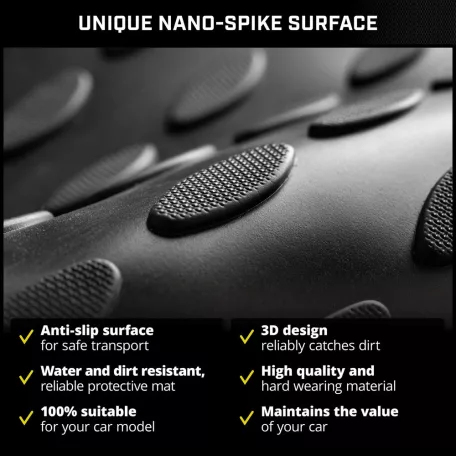 Alfa Romeo Stelvio (949) - peremes gumiszőnyeg garnitúra - XTR - WALSER