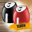 Zurrichberg Deluxe Olaj nélküli meleglevegős fritőz, 3,6 liter prémium forrólevegős fritőz olaj nélküli sütő 1500w -s Airfryer zbp7616